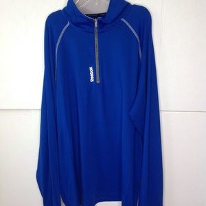 Reebok Blue Sweatshirt Pullover Nylon